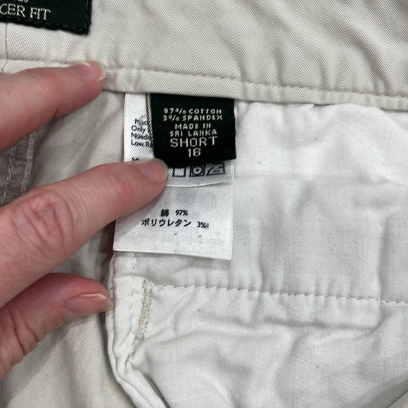 Eddie Bauer | Mercer Fit Khaki Pants | Light‎ Stone | Petite Size 16 (16P) - Picture 5 of 10